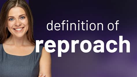 Reproach • Reproach Meaning Youtube