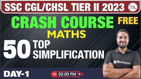 Top Simplification Questions For Ssc Cgl Chsl Tier Free