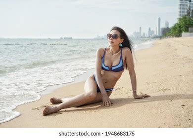 Beautiful Sexy Woman Bikini Posing On Stock Photo Shutterstock