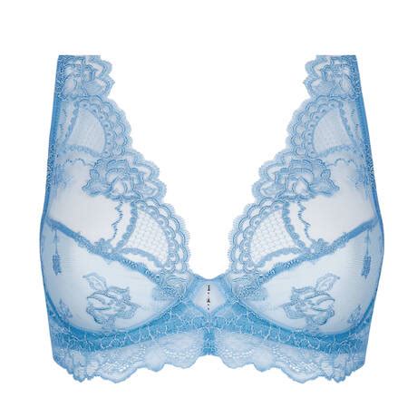 Lise Charmel 2 Pieces Lingerie Set Sublime En Dentelle Azur Sublime