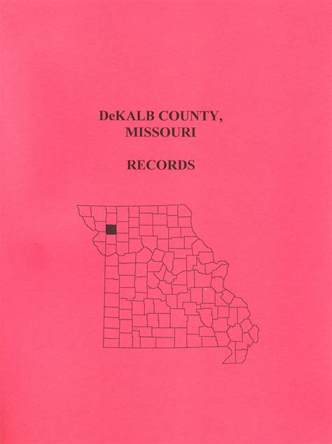 DeKalb County, Missouri Records - Mountain Press and Southern Genealogy