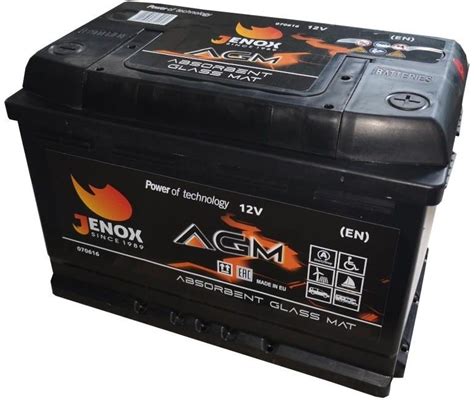 Jenox Agm StartStop 12V 60 Ah 630 A 60614 Opinie I Ceny Na Ceneo Pl