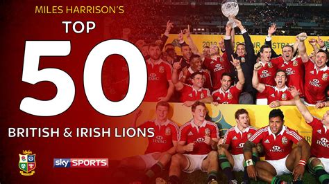 British and Irish Lions' greatest 50 players, as selected by Miles ...