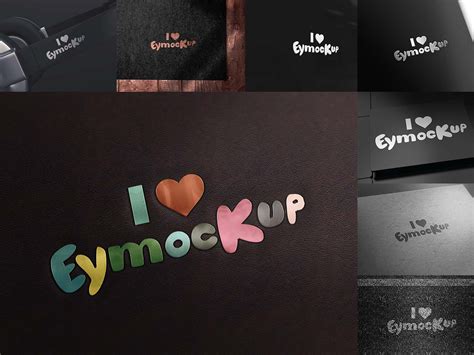 Black Background Logo Mockup by Arun Kumar on Dribbble