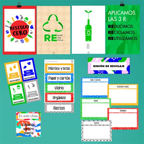 Profes Papel Tijera Carteles De Rincones De Aula ENG