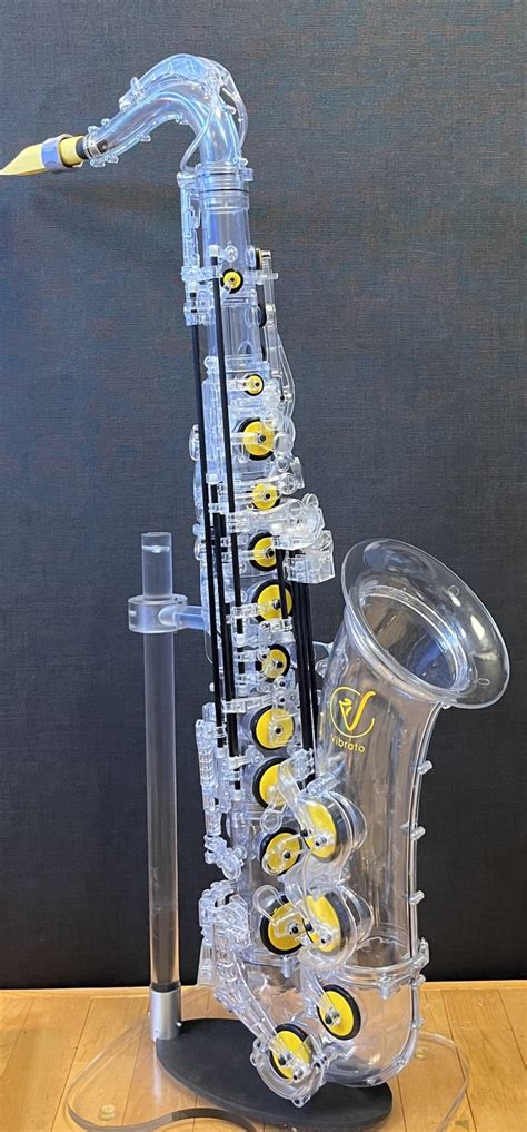 NEW Vibrato TS Carbon Limited Edition Nude Tenor Sax Black Yellow