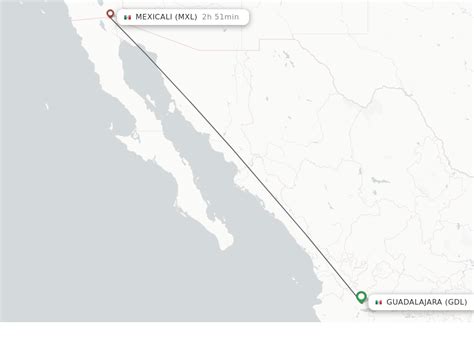 Direct Non Stop Flights From Guadalajara To Mexicali Schedules