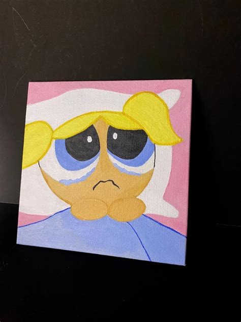 Powerpuff Girls Bubbles Sad