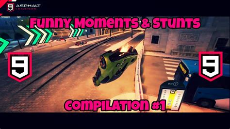 Asphalt Funny Moments Stunts Compilation Youtube