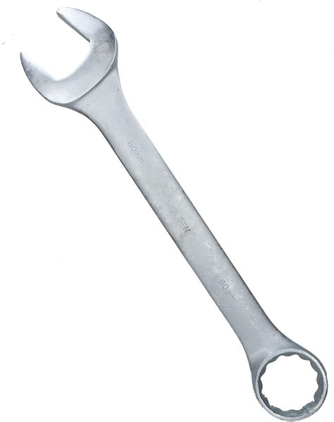 80mm Metric Jumbo Combination Spanner Wrench Ring and Open Ended HGV - Amazon.com