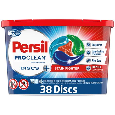 Persil Discs Laundry Detergent Pacs Stain Fighter 38 Count