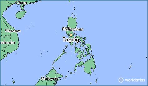 Map of global city taguig philippines - polewworks