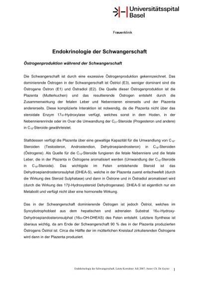 Endokrinologie Der Schwangerschaft Ivf Basel