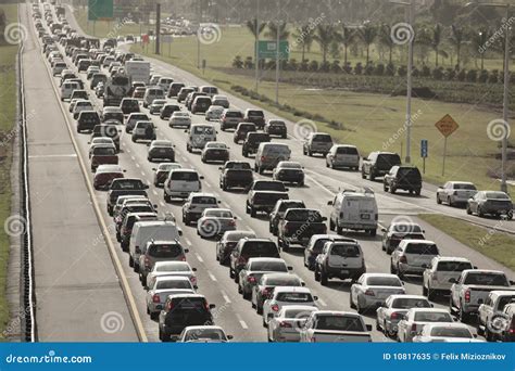 Bumper To Bumper Traffic Royalty Free Stock Photo - Image: 10817635