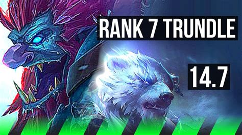 TRUNDLE Vs VOLIBEAR JGL 13 1 21 Rank 7 Trundle Legendary EUW