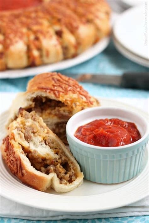 Sausage Stromboli - Dessert Now, Dinner Later!