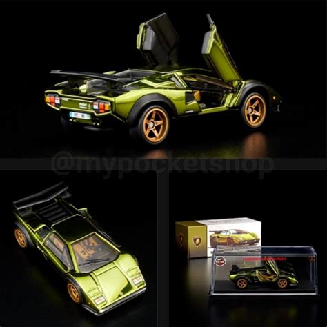 ALL RESERVED Hot Wheels 82 LAMBORGHINI COUNTACH LP 500 S Spectraflame Olive 2022