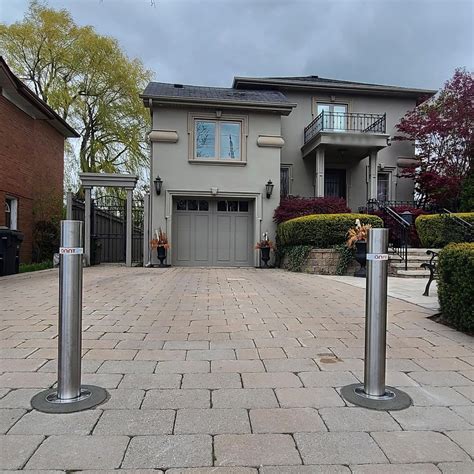 Driveway Bollards by ANNT Perimeter Protection | Stainless Steel Bollards for Residential Protection