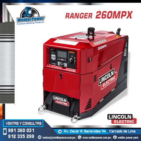 Motosoldadora Ranger 260mpx Lincoln Welder Power Premium Welding Products