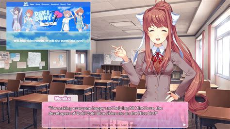 Monika Puts Ddlc Mods On The Nice Or Naughty List Rddlc