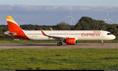 Ec Occ Iberia Express Airbus A Nx Photo By Spottingatxfw Id