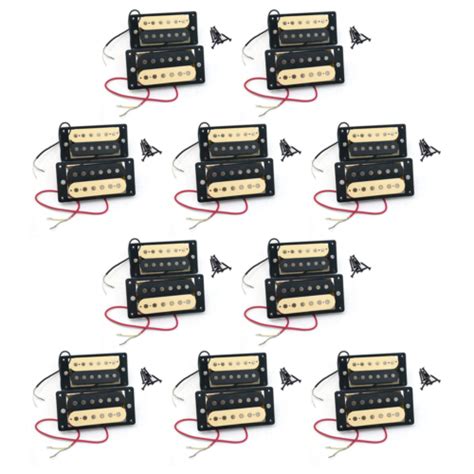 20Pcs Electric Guitar Pickups 50 52 Faced Humbucker Coil Electric8561