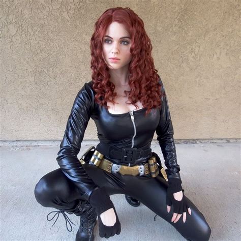 Amouranth Kaitlyn Siragusa Black Widow Cosplay Laura Gilbert