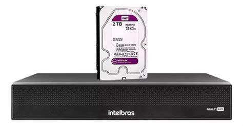 Dvr Gravador Segurança Intelbras 16 Canais Mhdx 3016 c 2tb