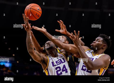 Baton Rouge La Usa 1st Dec 2018 Lsu Tigers Forward Emmitt Williams