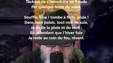 Chant Du Grillon Th Ophile Gautier Lu Par Yvon Jean Youtube