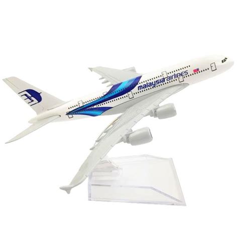 1400 Malaysia Airlines A380 Model Aircraft Metal Diecast Airplane