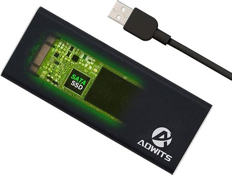 ADWITS Adattatore USB 3 0 A SATA M 2 2230 2242 2260 2280 SuperSpeed Key