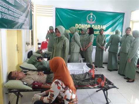 Hut Dharma Pertiwi Dan Persit Kck Tahun Kodim Mojokerto Gelar