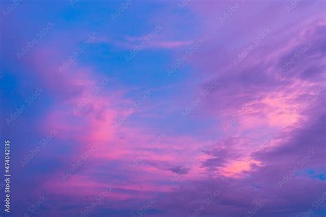 Beautiful twilight sunset sky background Stock Photo | Adobe Stock