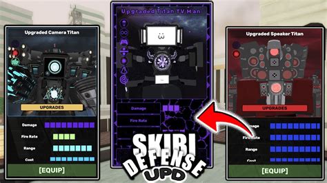 Skibi Defense Update Veja Agora O Novo Upgraded Titan Tv Man