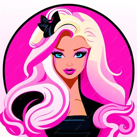 Premium Vector Barbie Vector Illustration