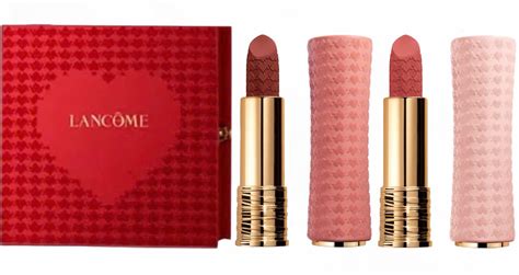 Set Son Lancome L Absolu Rouge Dramatised Nude French Tea Thế Giới Son Môi