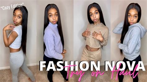 Huge Fashion Nova Fall Try On Haul Cozy Edition Vlogmas Day Youtube