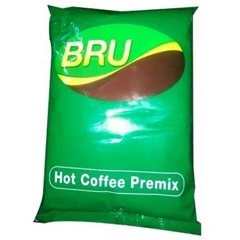 Packet Powder Bru Hot Coffee Premix Packaging Size 1 Kg At Best Price