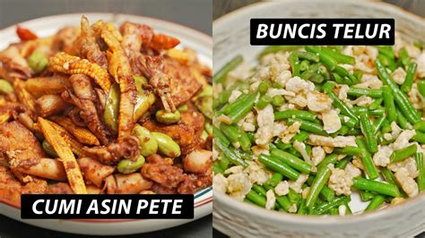 Resep Cumi Asin Buncis Telur Youtube