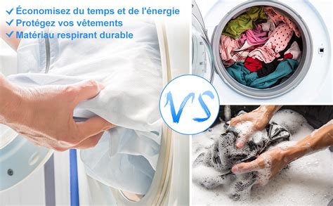 Ajoxel Filet Linge Pour Machine Laver Lot De R Utilisable Sac