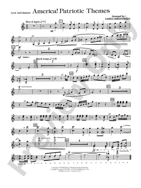 Disney Clarinet Sheet Music