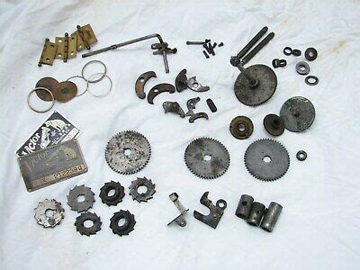 Lot Antique Phonograph Repair Parts Gears Cogs Cams Badge | eBay