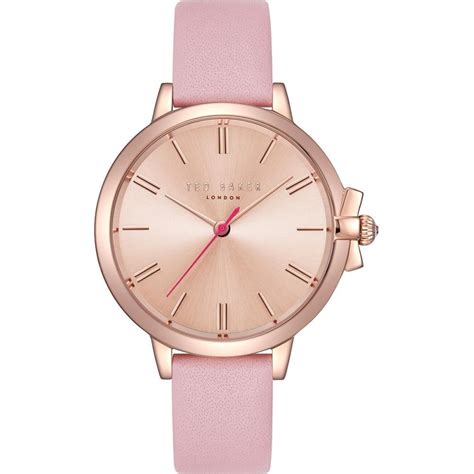 Ladies Pink Leather Ruth Watch Te50267005 Watches From Hillier