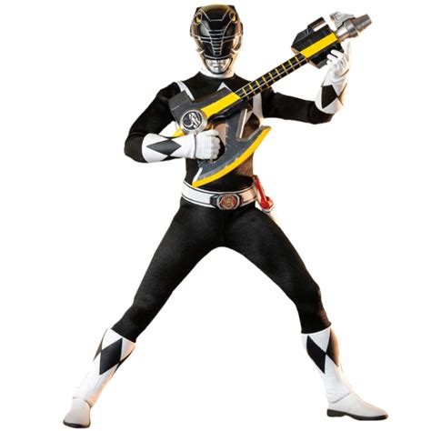 Mighty Morphin Power Rangers Black Ranger Th Scale Action Figure