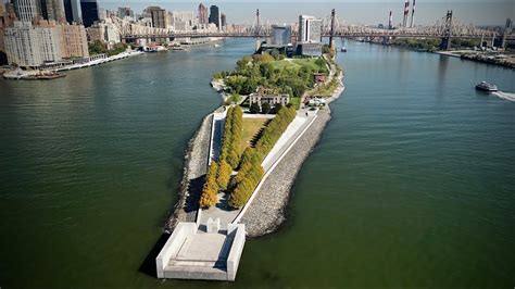 Flying Over New York City Roosevelt Island Dji Mini 3 Pro 4k Hdr