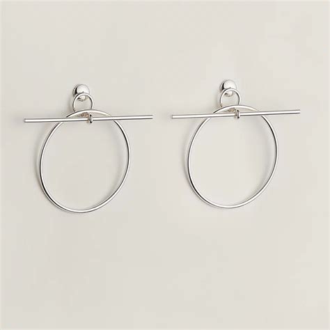 Boucles d oreilles Loop moyen modèle Hermès France