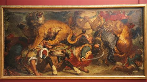 La Chasse Aux Lions Delacroix Museum TV