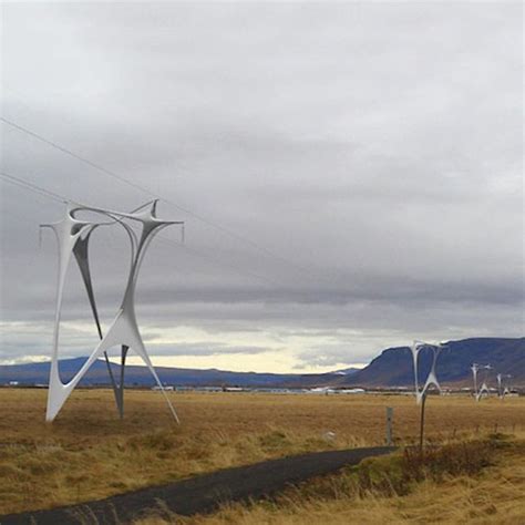 These Beautiful Giant Sculptures Support Power Lines With Style High