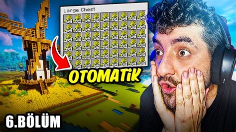 ULTRA VERİMLİ SINIRSIZ BUĞDAY FARMI Minecraft Hardcore Bölüm YouTube